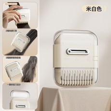 削髮器梳子多功能五合一家用修剪器劉海碎髮女孩子寶寶專用理髮器, 白色:1個