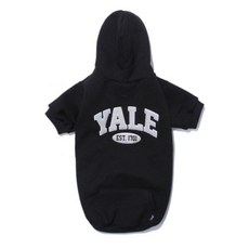 국내매장제품 예일 강아지옷 예일 애완의류 투톤아치 도기 후드_블랙 323952