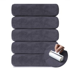 연화삼월 호텔 수건 40수 수건 10장 무형광 OEKO-TEX 알러지/진드기 방지 항균인증 세면 타올 수건 집들이 선물 400GSM 세면 타올, 5개, 01다크그레이
