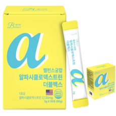 알파CD 분말 알파시클로덱스트린 밸런스궁합 알파 시디 사이클로덱스트린 난소화성말토덱스트린, 2개, 30회분