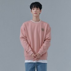 체이스컬트 공용 가슴 그래픽 기모 맨투맨-CFZU5106C0P
