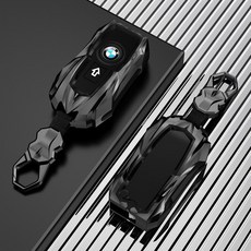 BMW 키케이스 전용 모터사이클 R1250GS adv C400GT F900R F850 750 쉘 버클 키홀더, 1개, B형 블랙 무사 아연 합금 쉘