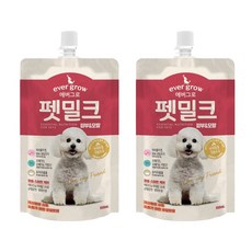 에버그로 펫밀크, 피부&모발, 150ml, 2개