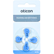 오티콘 보청기 배터리 건전지 밧데리 약, (40알), 1세트, 오티콘 675A