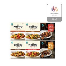 청정원 [T]청정원 3분 카레여왕/짜장 6종 10개 골라담기, 치킨 5개+토마토치킨 5개, 160g