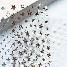 물결샵 분장용 스티커 재료 다꾸용품 여름 개성템 생일파티 축제 초간편 얼굴 미용, 화이트하트