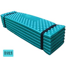 JUNGLELEOPARD 戶外折疊蛋殼睡墊 XPE環保加厚防潮墊 墨綠配黑色