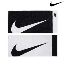 나이키 AC2383-189 자카드 타올 미디엄 수건 스포츠 타월, 블랙, 1개