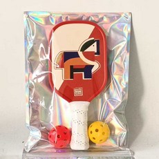 迷你匹克球拍, 一拍2球套裝, 1套