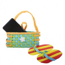 뚝딱 이지띠콘 7pcs 1cmx3m 만들기 교구 재료, 노랑_1cmx3m