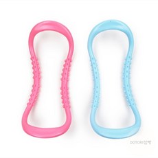 요가링 허리스트레칭 셀프몸풀기 스트레칭기 어깨스트레칭, 핑크