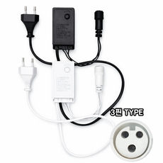 [단품] LED 은하수 100구 단품상품 크리스마스 트리 전구 조명 검정선/투명선, 전용컨트롤러 화이트, 1개