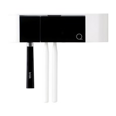 O2care 壁掛式牙刷清潔架, BS-3000S, 黑色