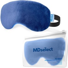 MDselect 전자레인지 및 동결 가능한 하이드로 비즈 마스크 안구 건조증 염색 안검염 를 위한 온냉 요법