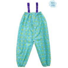 어린이집 유치원 어린이 방수 미술 물감 모래 놀이복, 1개, 민트스타(M)