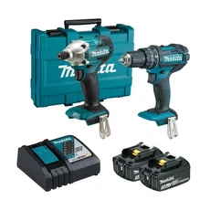 Makita 牧田 18V鋰電雙機組 震動電鑽 衝擊起子機, 1個
