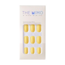 THEMIMO 더미모 말랑 인조손톱 네일팁 24tips 컬러 붙이는 손톱 국내제작, 더미모네일 44.옐로우로즈, 1개