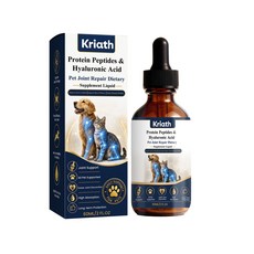 Kriath 애견 관절 관리 물방울 마일드한 포뮬러로 반려동물 관절 케어 데일리 활력감과 편안함, 60ml