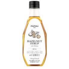 低卡榛果風味阿洛酮糖糖漿, 530g, 1瓶