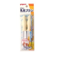 Pigeon 貝親 標準奶嘴海綿刷 不刮傷細嫩乳首 2入組, 1個