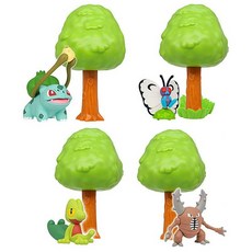 티아츠 캡슐토이 포켓몬스터 숲 속의 포켓몬 피규어 2탄, 이상해씨, 1개