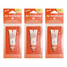 휴가용 행잉 방향제 수상 경력에 빛나는 시그니처 자외선 차단제 향 자동차 가정 및 사무실용 탈취제(3팩), Orange Gelee