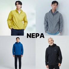 네파 남성 봄 여름 타공원단 인후드 얇은 홑겹 바람막이 데일리 방풍자켓 4종 컬러