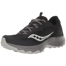 Saucony 남성용 Aura Tr 스니커즈 블랙/자갈. 9.5