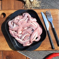 국내산 돼지소창 1kg 돼지내장 돼지곱창 pork intestine, 1개
