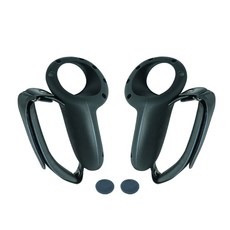 메타퀘스트 3 VR 터치 컨트롤러용 새로운 VR 액세서리 보호 커버 실리콘 커버 스킨 핸들 그립, Black, 1세트, 4NB908901_HJ