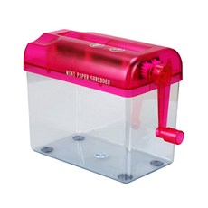 판매율1위 개인정보 보호 문서파쇄기 종이분쇄기 사무실 학교 가정용, 핑크