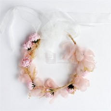 닐스 핑크 화관 어린이화관