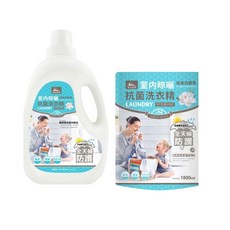 朝日田野 室內晾曬洗衣精 經典白麝香 罐裝2000ml 補充包1800ml, 1個, 1.8L