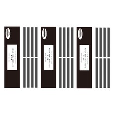 더허브샵 디퓨저 섬유스틱 4mm, 블랙, 3개, 40개