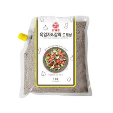 오쉐프 흑임자&갈릭드레싱, 1kg, 3개