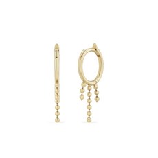 조이치코 14K 옐로 골드 볼 체인 이어링