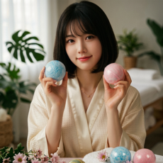 허브플러스 단밤 바스볼 거품입욕제 6종 선물세트, 100g, 6개