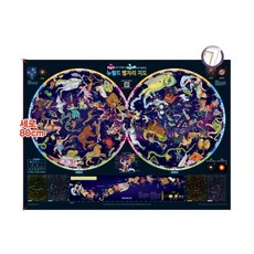 홈스쿨링 학습교구 국기그림 세계지도 어린이지도 선물용 나라 이름, 어린이 별자리지도