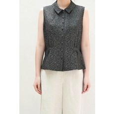 비꼴리끄 핀턱 민소매 블라우스 B232WB1030 485191