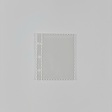 유리시 3공 A8 지퍼 포카 바인더 속지, 베이직 PP 단면 속지(10P)