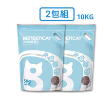 BENBENCAT 天然無塵礦砂, 5kg, 2包, 無香精