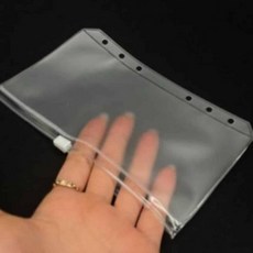 6공다이어리 지퍼속지 현금보관 카드보관 6공 다이어리 속지 A6 지퍼백, 1개, 1개