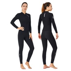 여성 서핑 슈트 프리다이빙 웻슈트 수트 잠수복 2mm GD-ST003-SH, 단일