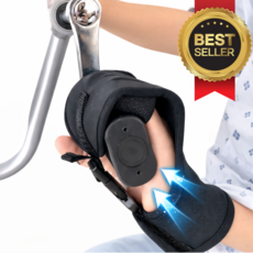 로로랜디 손 고정 재활 보조 장갑 노인 뇌졸중 편마비 에르고미터 뇌경색 자전거 운동 파킨슨, 버클형(프리사이즈), 1개