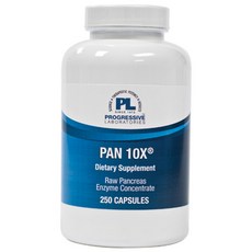 PROGRESSIVE LABORATORIES Pan 10X 膠囊, 1罐, 250顆