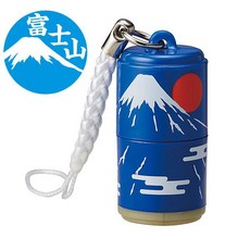 日本製 富士山造型 吊飾 隨身印章 可補充墨水 ef100, 1個