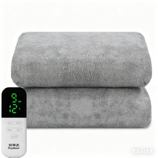 Royalstar 榮事達 電熱毯 柔軟親膚 多段溫控 定時關機 可拆卸電源線, 1.8米*寬1.2米】雙人單控 智能定時