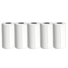 FDUCE S1 미니 포켓 프린터 접착 용지 리필 5개입, 1개, 화이트