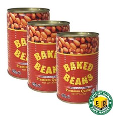 티엠푸드 베이크드빈스 베이키드빈스, 420g, 3개