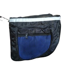 山地自行車後貨架雙馱包 單車後托馬鞍包 騎行裝備, 黑紅（小雙托）,小雙托, 1個